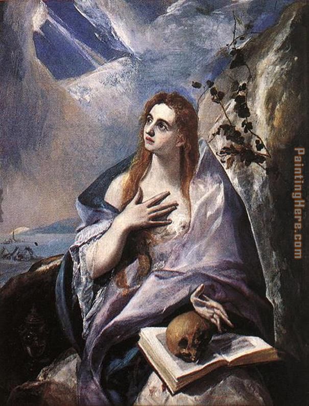 Unknown Artist The Magdalene By El Greco
